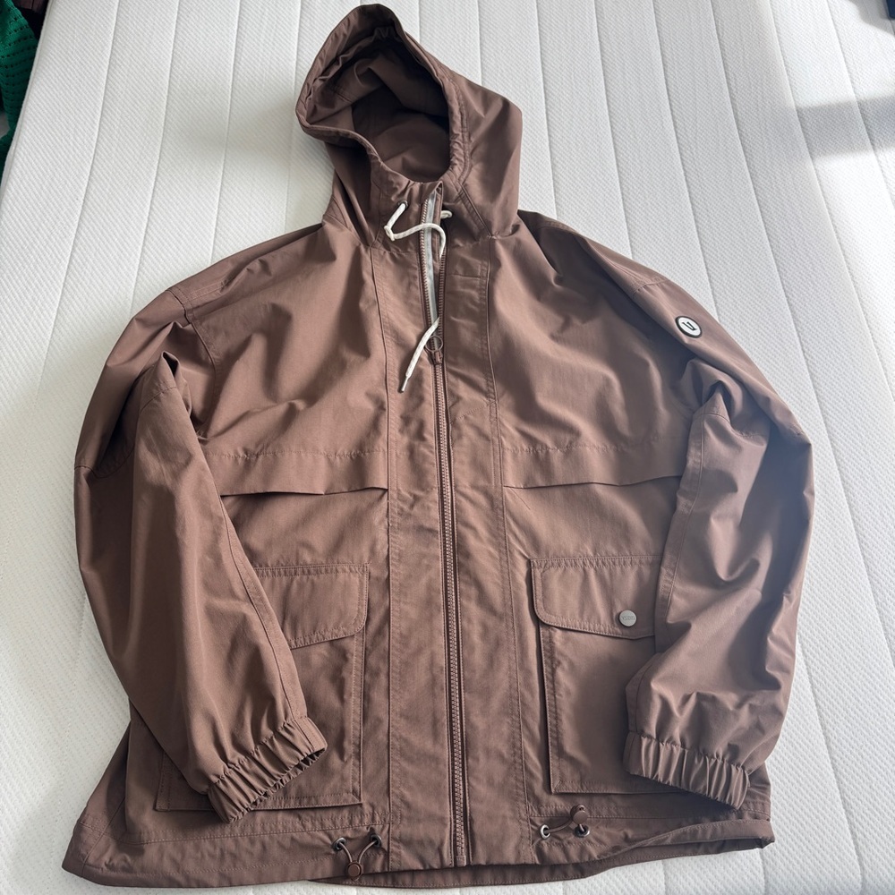 Vuori Elijo Rain Jacket Brown Clove - Picture 3 of 8